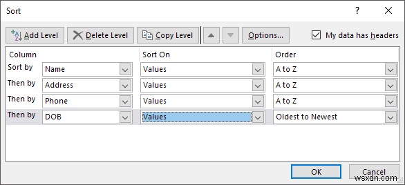 วิธีการลบบรรทัดว่างใน Excel