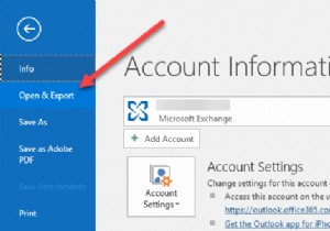 วิธีส่งออกอีเมลของคุณจาก Microsoft Outlook เป็น CSV หรือ PST 