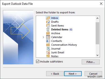 วิธีส่งออกอีเมลของคุณจาก Microsoft Outlook เป็น CSV หรือ PST 