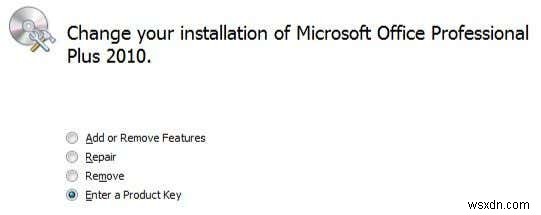 แก้ไขข้อความแสดงข้อผิดพลาด  ไม่สามารถตรวจสอบใบอนุญาต  ของ MS Office ได้ 