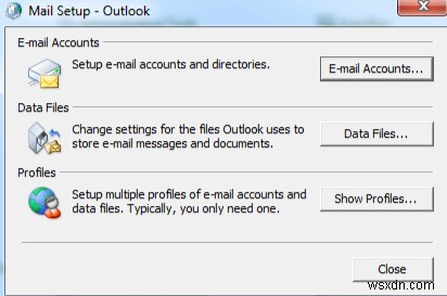 แก้ไขข้อผิดพลาด “Cannot Start Microsoft Office Outlook” 