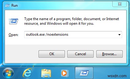 แก้ไขข้อผิดพลาด “Cannot Start Microsoft Office Outlook” 