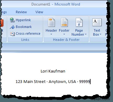 ใส่สัญลักษณ์แสดงหัวข้อย่อยตรงกลางประโยคใน Word 