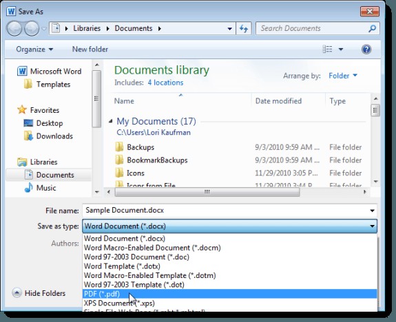 วิธีสร้างเอกสาร PDF ใน Microsoft Office 