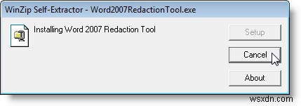 ซ่อนข้อมูลที่เป็นความลับในเอกสาร Word 2007/2010 