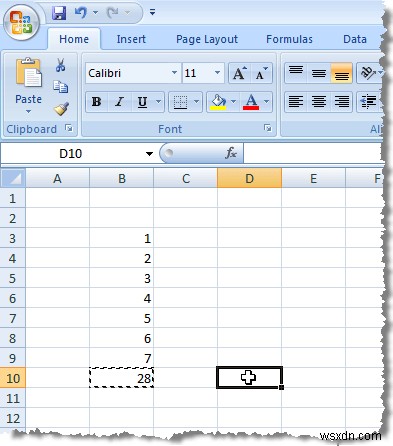 รักษาการอ้างอิงเซลล์เมื่อคัดลอกสูตรใน Excel 