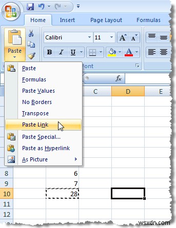 รักษาการอ้างอิงเซลล์เมื่อคัดลอกสูตรใน Excel 