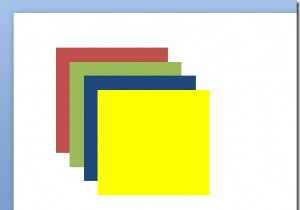 วิธีการเลเยอร์วัตถุในการนำเสนอ PowerPoint 