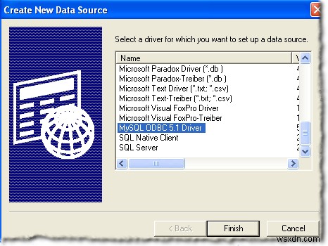 การเชื่อมต่อ Excel กับ MySQL 