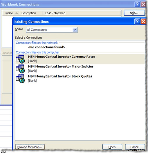 การเชื่อมต่อ Excel กับ MySQL 