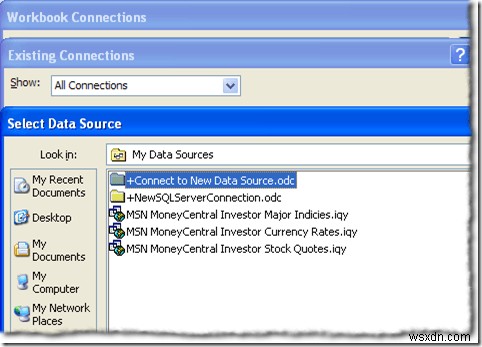 การเชื่อมต่อ Excel กับ MySQL 