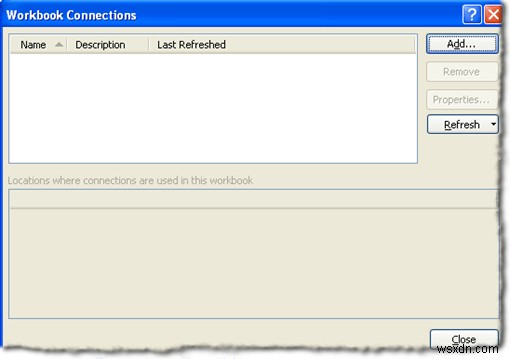 การเชื่อมต่อ Excel กับ MySQL 