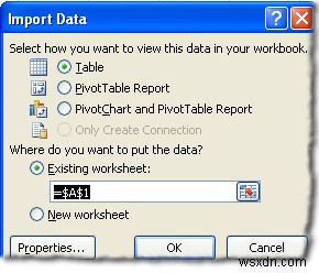 การเชื่อมต่อ Excel กับ MySQL 