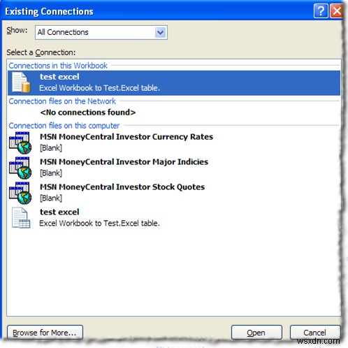 การเชื่อมต่อ Excel กับ MySQL 