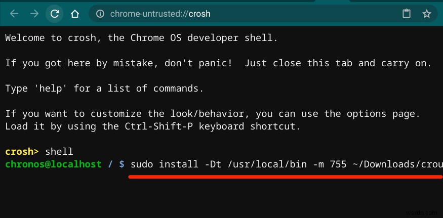 วิธีการติดตั้ง Linux Distro บน Chromebook ของคุณ 