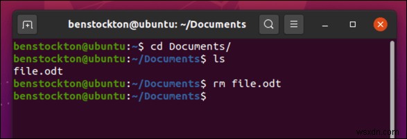 วิธีลบไฟล์หรือไดเรกทอรีใน Linux 