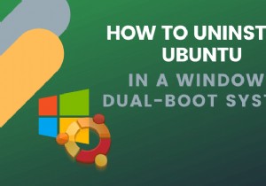 วิธีถอนการติดตั้ง Ubuntu ในระบบ Dual-Boot ของ Windows 10 