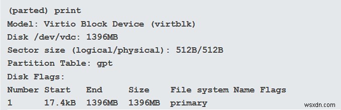 วิธีสร้างพาร์ติชั่นดิสก์ Linux 