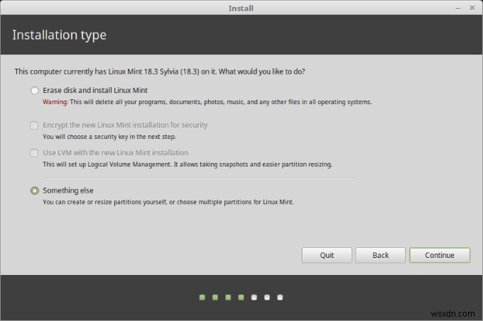 วิธีการติดตั้ง Linux Mint ใหม่โดยไม่สูญเสียข้อมูลและการตั้งค่าของคุณ 