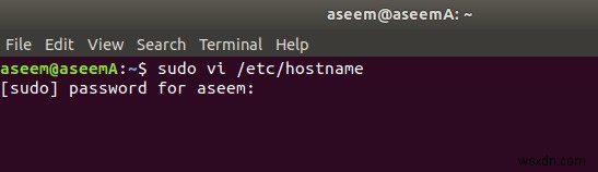 ค้นหาและเปลี่ยนชื่อโฮสต์ของคุณใน Ubuntu 
