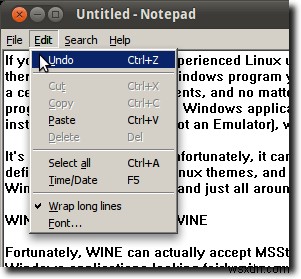 ใช้ MSStyles เพื่อใช้งานธีมไวน์ใน Linux