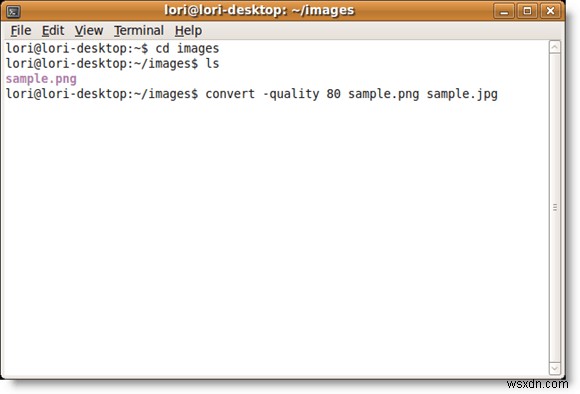 แปลงรูปภาพระหว่างรูปแบบผ่าน Command Line ใน Ubuntu 