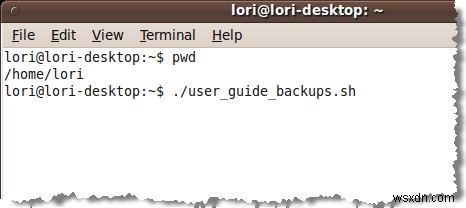 สำรองข้อมูลไดเรกทอรีใน Linux โดยใช้ Shell Script 