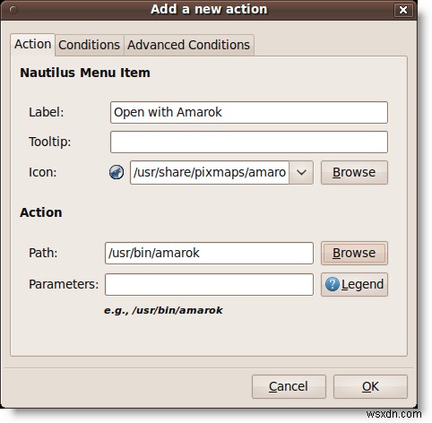 เพิ่มทางลัดไปยังเมนูบริบทคลิกขวาใน Ubuntu 
