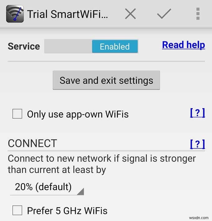 วิธีเชื่อมต่อกับ Wi-Fi แบนด์ 2.4GHz หรือ 5GHz เท่านั้น (ป้องกันการสลับ) 