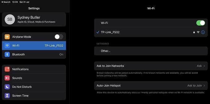 วิธีเชื่อมต่อกับ Wi-Fi แบนด์ 2.4GHz หรือ 5GHz เท่านั้น (ป้องกันการสลับ) 