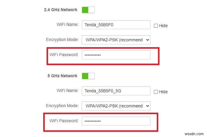 วิธีเชื่อมต่อกับ Wi-Fi แบนด์ 2.4GHz หรือ 5GHz เท่านั้น (ป้องกันการสลับ) 