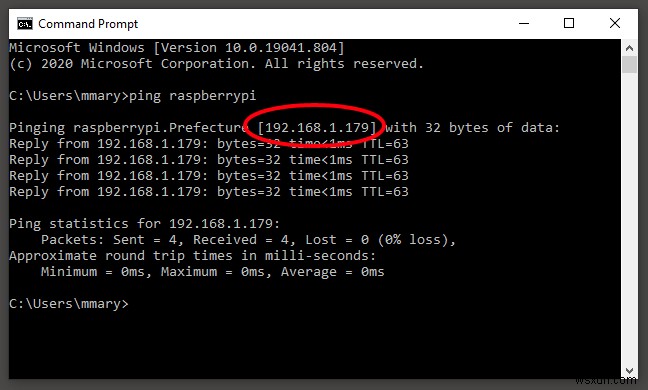 ที่อยู่ IP ของ Raspberry Pi ของฉันคืออะไร 