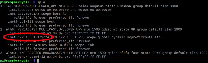 ที่อยู่ IP ของ Raspberry Pi ของฉันคืออะไร 