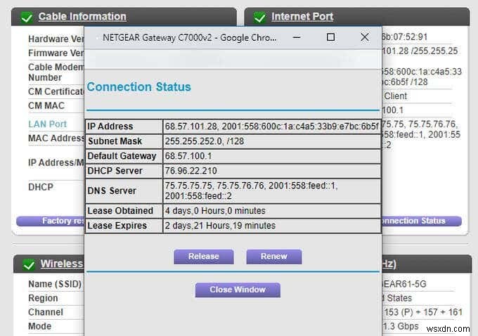 วิธีเผยแพร่และต่ออายุที่อยู่ IP 