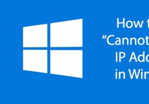 วิธีแก้ไข “ไม่สามารถต่ออายุที่อยู่ IP” ใน Windows 
