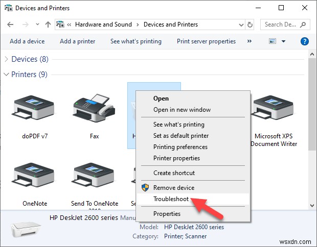 วิธีแก้ไขปัญหาเครื่องพิมพ์ WiFi (ไร้สาย) 