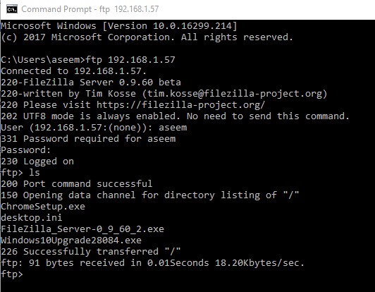 วิธีสร้างเซิร์ฟเวอร์ FTP โดยใช้ FileZilla 