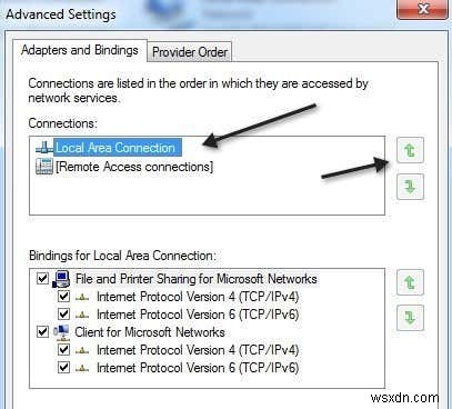 บังคับให้ Windows 7 ใช้การเชื่อมต่อแบบมีสายผ่านระบบไร้สาย 