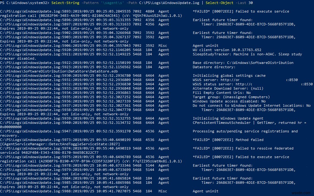 จะดูและแยกวิเคราะห์ WindowsUpdate.log บน Windows 10 / Windows Server 2016 ได้อย่างไร 