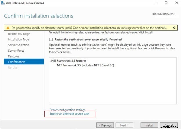 จะติดตั้ง .NET Framework 3.5 บน Windows Server และ Windows 10 ได้อย่างไร 