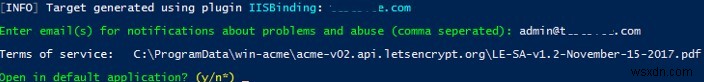 การติดตั้ง Let s Encrypt TLS/SSL Certificate ฟรีบนเว็บเซิร์ฟเวอร์ IIS / RDS 