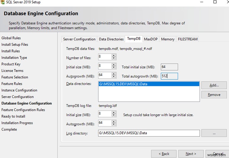 คู่มือการติดตั้ง MS SQL Server 2019:การตั้งค่าพื้นฐานและคำแนะนำ 