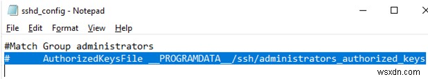 การกำหนดค่า SSH Key-Based Authentication บน Windows 10/ Server 2019 