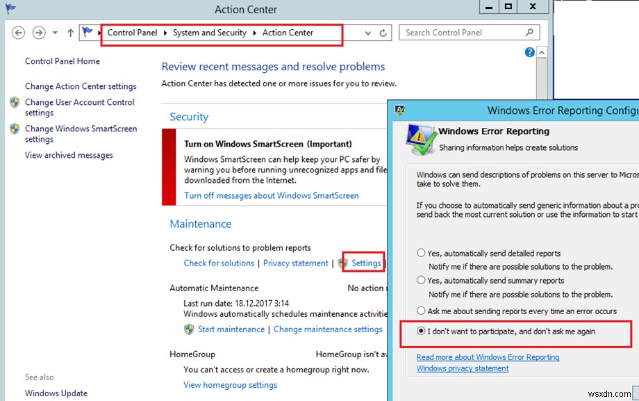 วิธีปิดใช้งานการรายงานข้อผิดพลาดของ Windows และล้างโฟลเดอร์ WER\ReportQueue บน Windows 