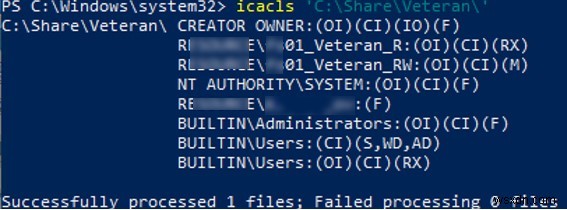 วิธีการตั้งค่า คัดลอก ส่งออก หรือกู้คืนสิทธิ์ NTFS โดยใช้ iCACLS 