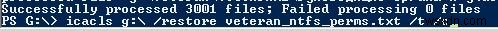 วิธีการตั้งค่า คัดลอก ส่งออก หรือกู้คืนสิทธิ์ NTFS โดยใช้ iCACLS 