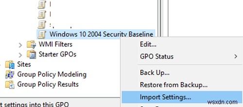 การชุบแข็ง Windows โดยใช้ Microsoft Security Baselines 