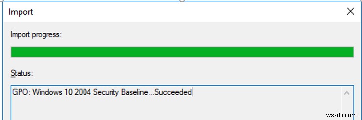 การชุบแข็ง Windows โดยใช้ Microsoft Security Baselines 