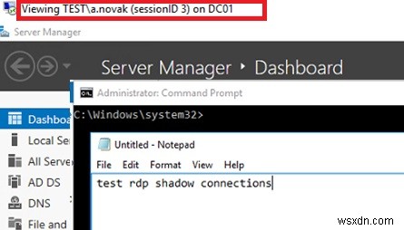 จะเงา (การควบคุมระยะไกล) เซสชัน RDP ของผู้ใช้บน RDS Windows Server 2016/2019 ได้อย่างไร 