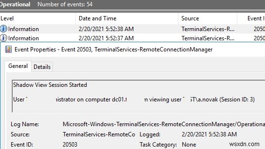 จะเงา (การควบคุมระยะไกล) เซสชัน RDP ของผู้ใช้บน RDS Windows Server 2016/2019 ได้อย่างไร 